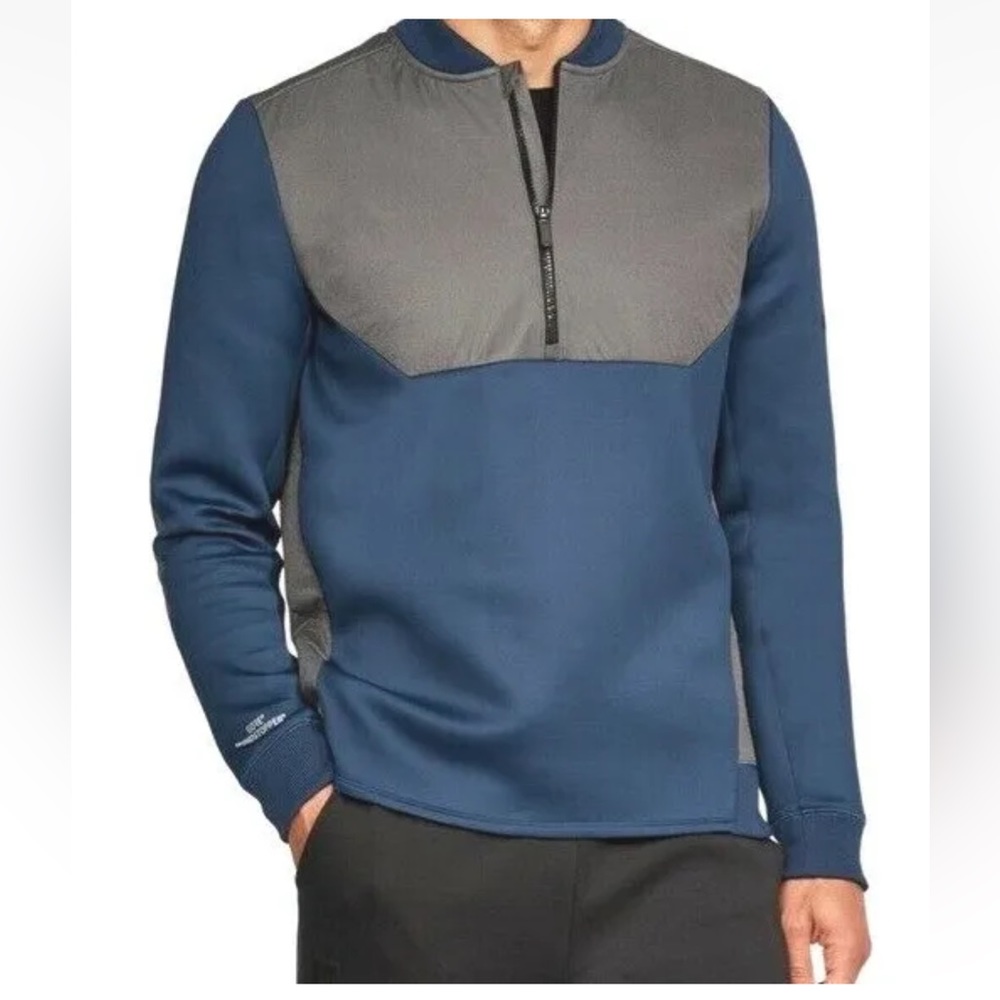 Under Armor Gore Windstopper Pullover - Blue & Gray